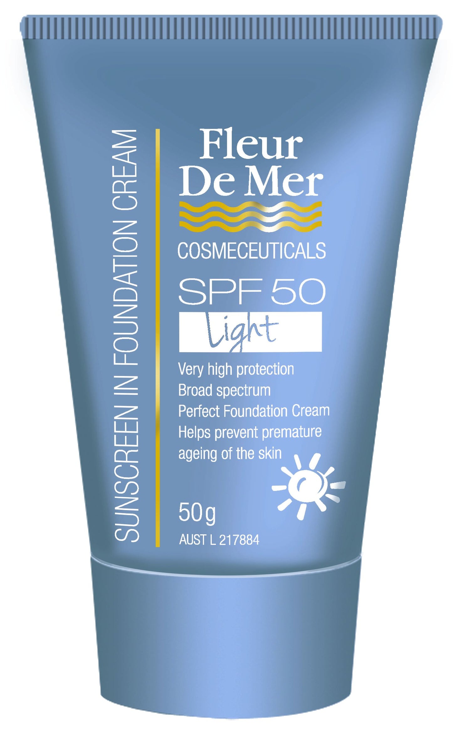 Total Sunscreen SPF50+ (Tinted Light)
