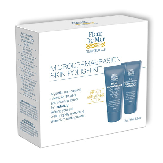 Microdermabrasion Skin Polish & Post Treatment Gel Kit